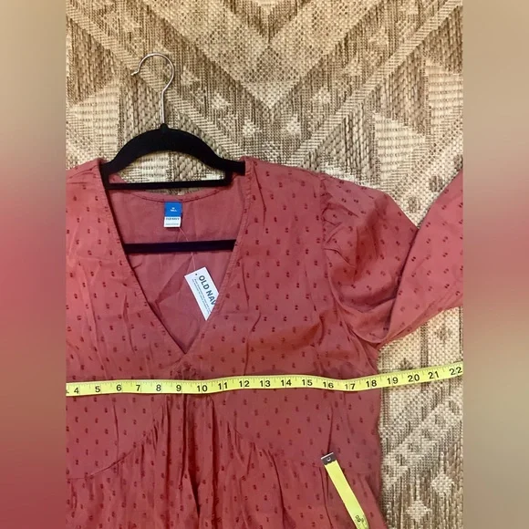 Tall Old Navy Mini Flare Dress | Swiss Dot | Brand New with Tags | Medium | - Picture 7 of 11